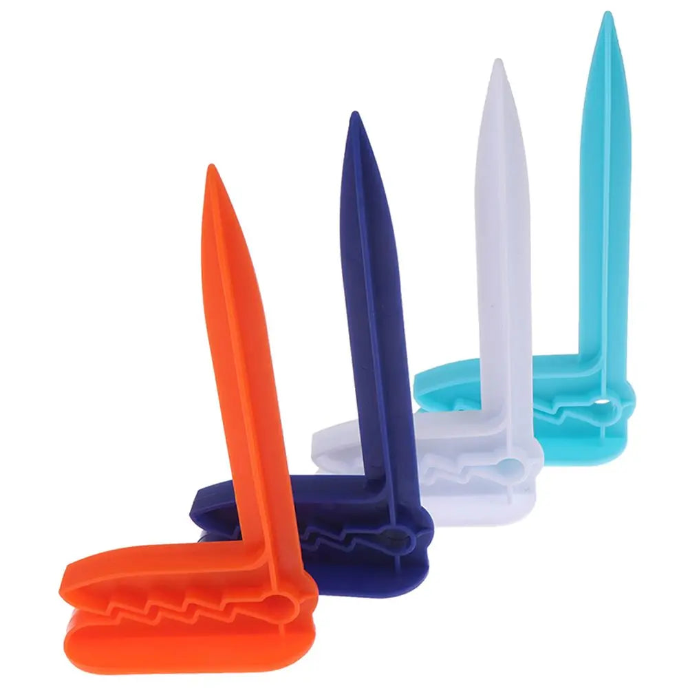 Juego de 4 pinzas multiusos: para toallas de playa, esterillas de camping, sábanas, ropa y tiendas de campaña.