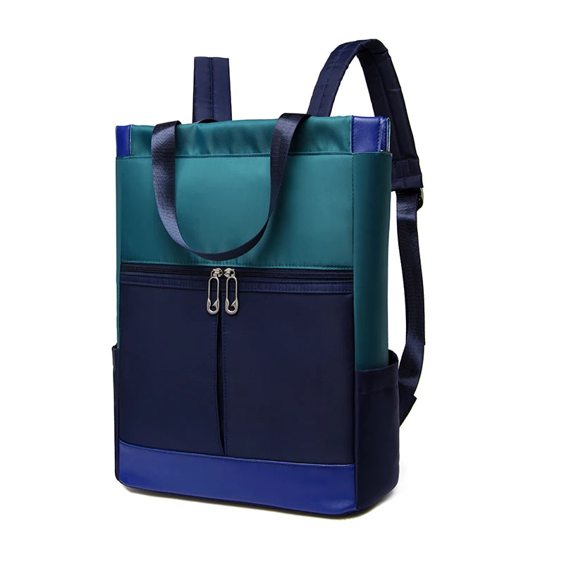 Nueva mochila impermeable de tela Oxford para mujer, modelo grande