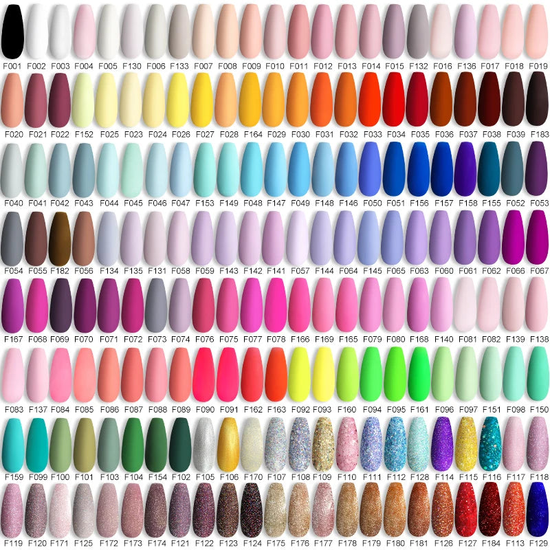 LILYCUTE Esmalte de gel para uñas de 7 ml (129 colores)
