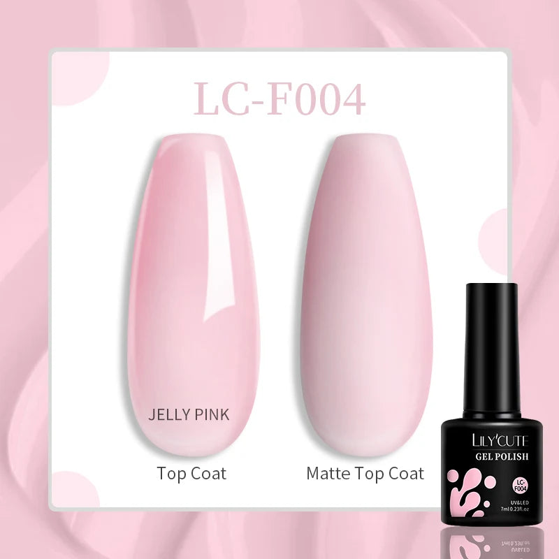LILYCUTE Esmalte de gel para uñas de 7 ml (129 colores)