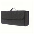 Organizador de maletero de coche (1 unidad): plegable, con asa ergonómica, para SUV, sedanes y camionetas; tejido resistente.
