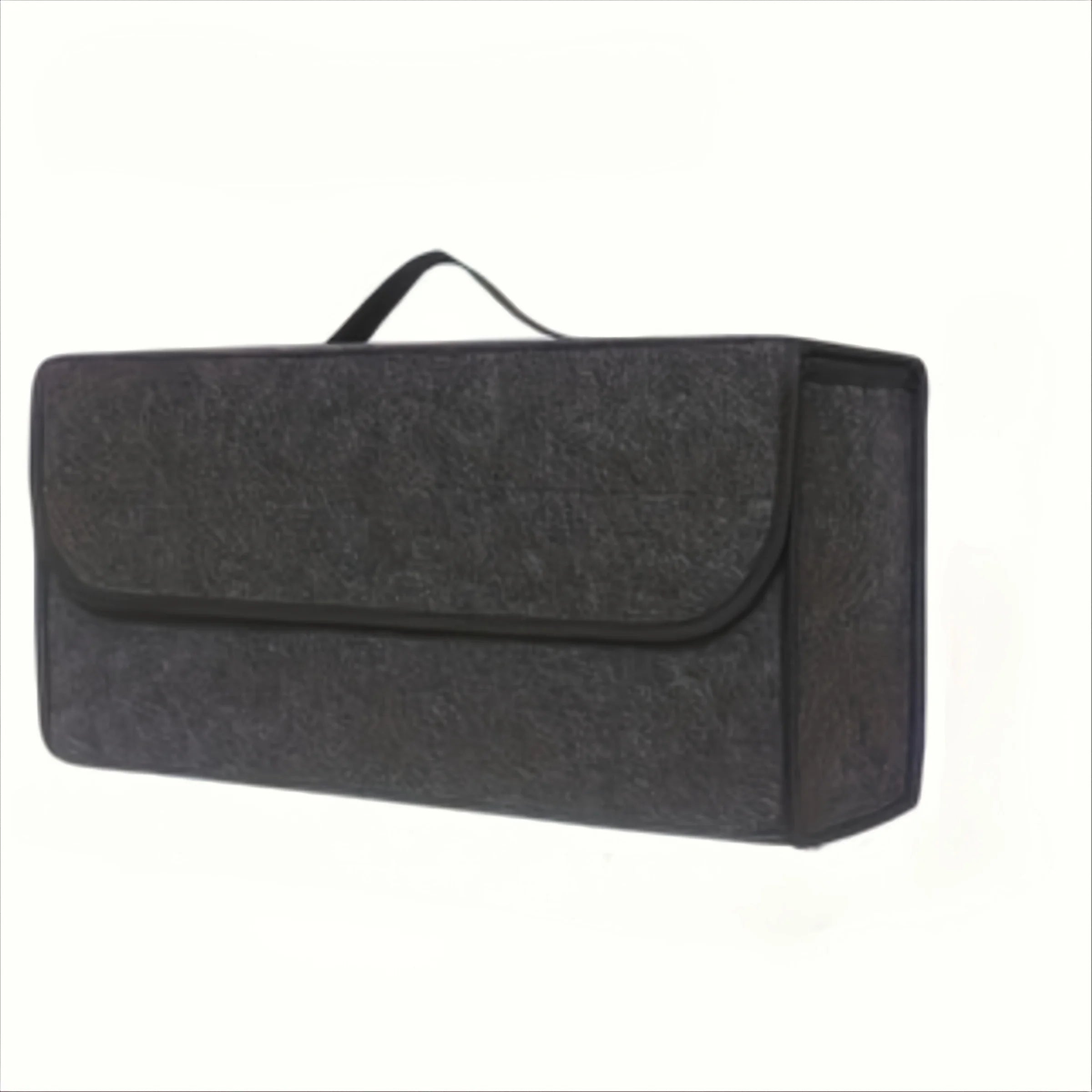 Organizador de maletero de coche (1 unidad): plegable, con asa ergonómica, para SUV, sedanes y camionetas; tejido resistente.