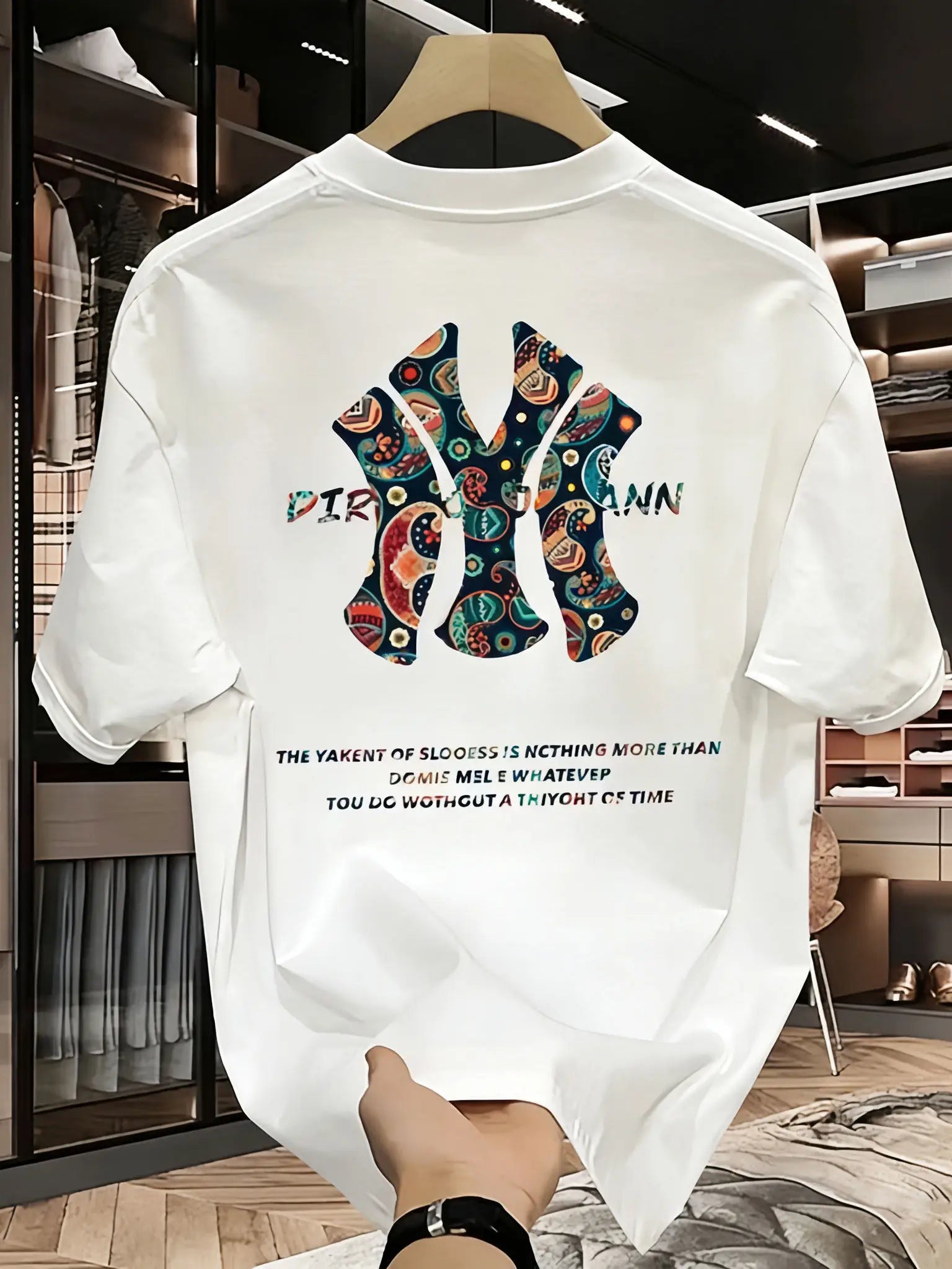 Camiseta estampada de verano para hombre: