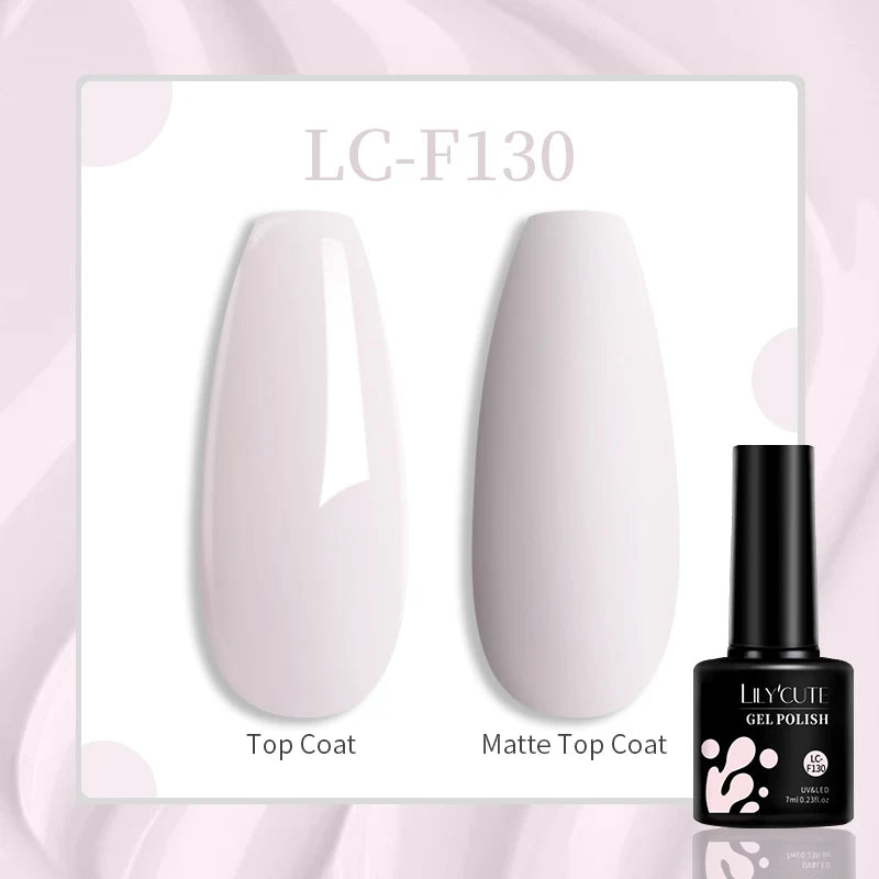 LILYCUTE Esmalte de gel para uñas de 7 ml (129 colores)