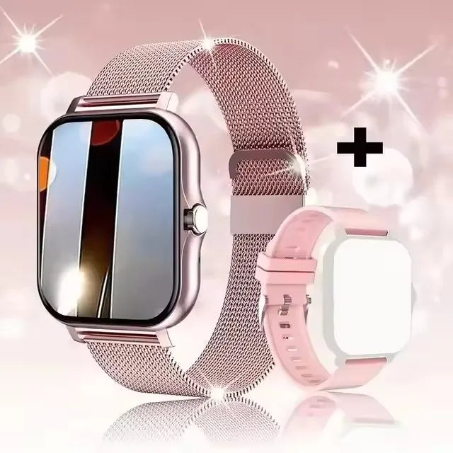 Smartwatch Deportivo con llamadas Bluetooth, Monitor de Salud y Notificaciones.