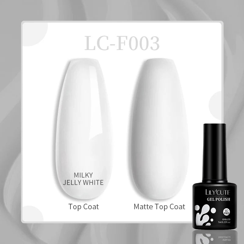 LILYCUTE Esmalte de gel para uñas de 7 ml (129 colores)