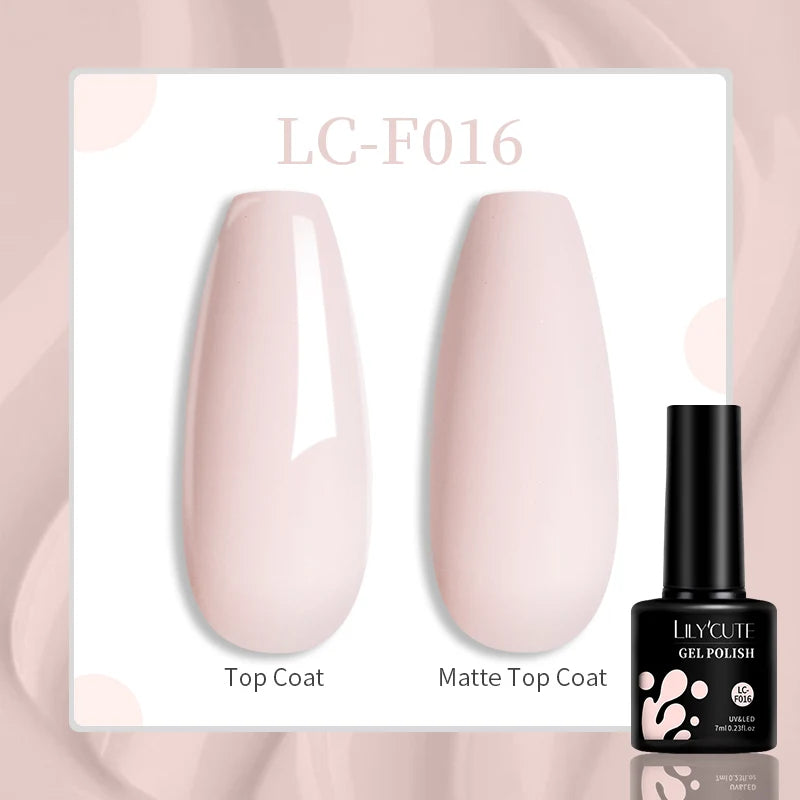 LILYCUTE Esmalte de gel para uñas de 7 ml (129 colores)