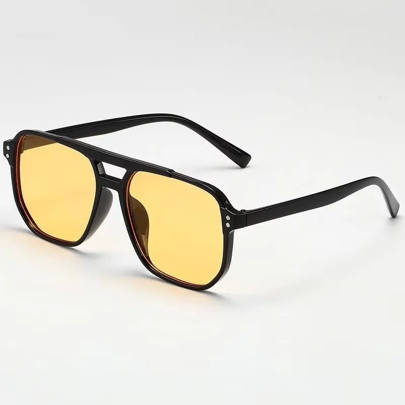 Gafas de sol grandes estilo vintage para hombre y mujer, diseño unisex , protección UV400.
