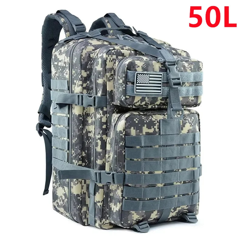 Mochila táctica para hombre de 30L/50L: ideal para caza, actividades al aire