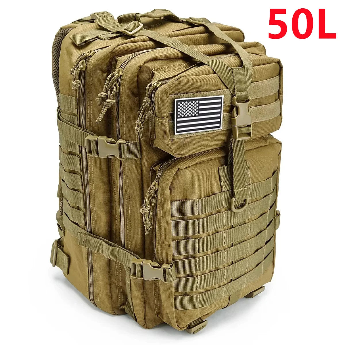 Mochila táctica para hombre de 30L/50L: ideal para caza, actividades al aire