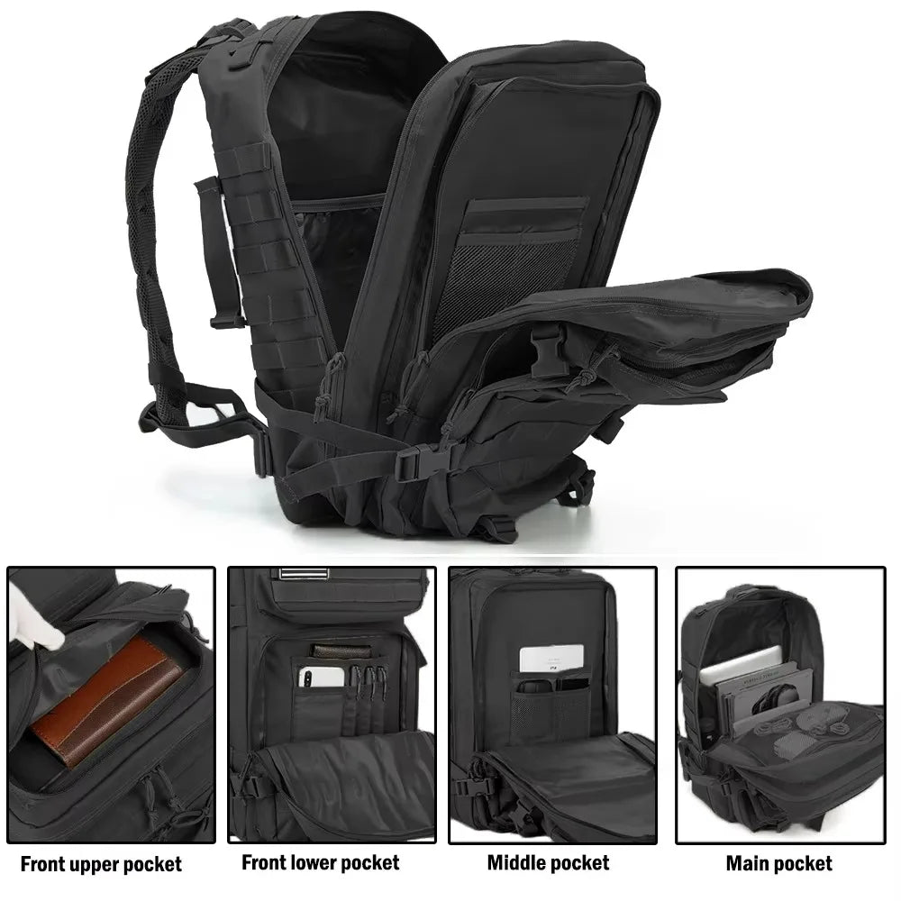 Mochila táctica para hombre de 30L/50L: ideal para caza, actividades al aire