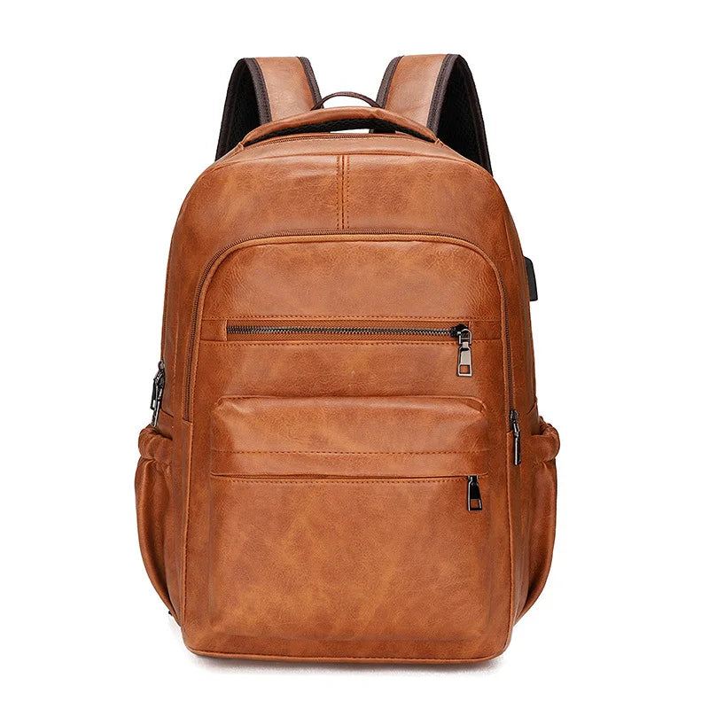 Mochila de alta calidad para hombre con puerto de carga USB.