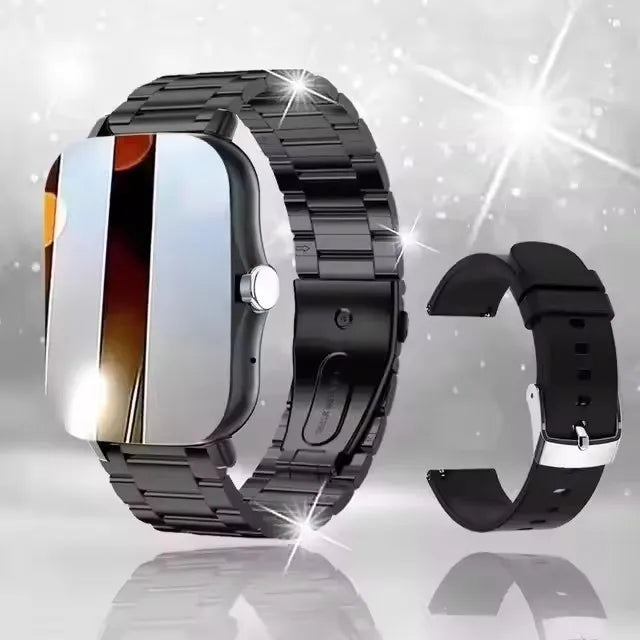 Smartwatch Deportivo con llamadas Bluetooth, Monitor de Salud y Notificaciones.
