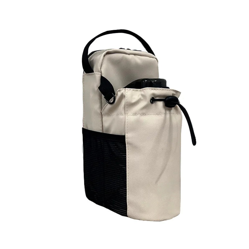 Funda naranja con imán potente para botella de agua de gimnasio