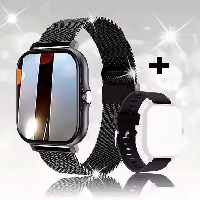 Smartwatch Deportivo con llamadas Bluetooth, Monitor de Salud y Notificaciones.