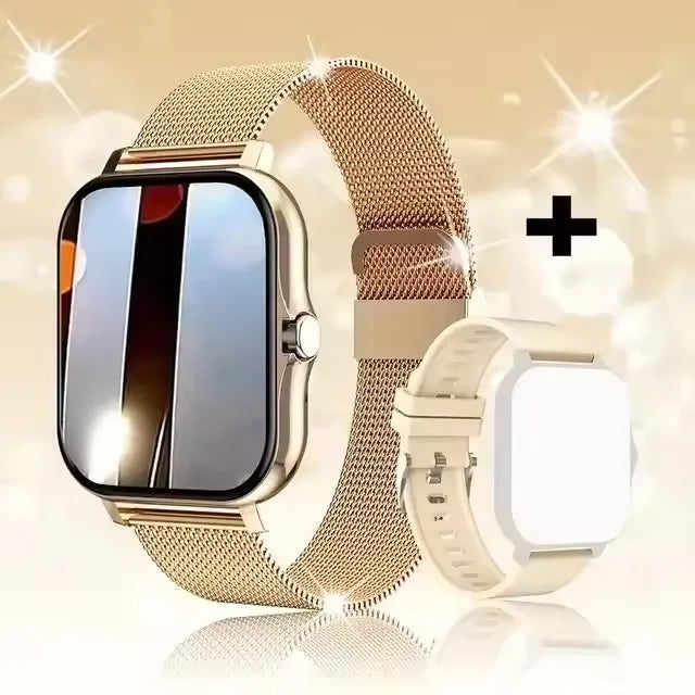 Smartwatch Deportivo con llamadas Bluetooth, Monitor de Salud y Notificaciones.