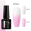 MEET ACROSS – Esmalte de uñas en gel térmico (cambia de color según la temperatura)