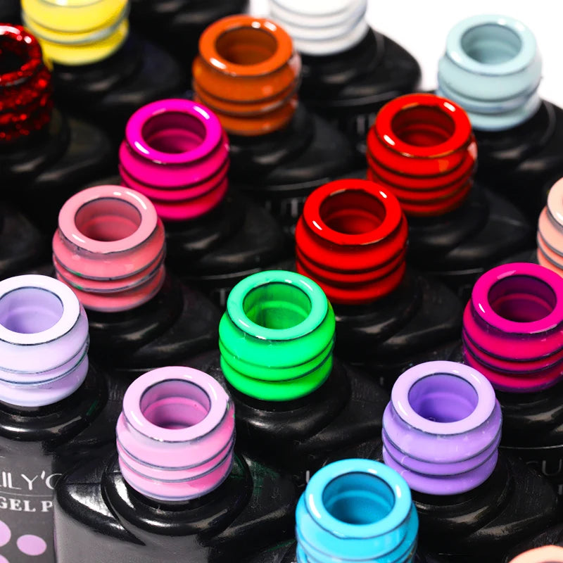 LILYCUTE Esmalte de gel para uñas de 7 ml (129 colores)