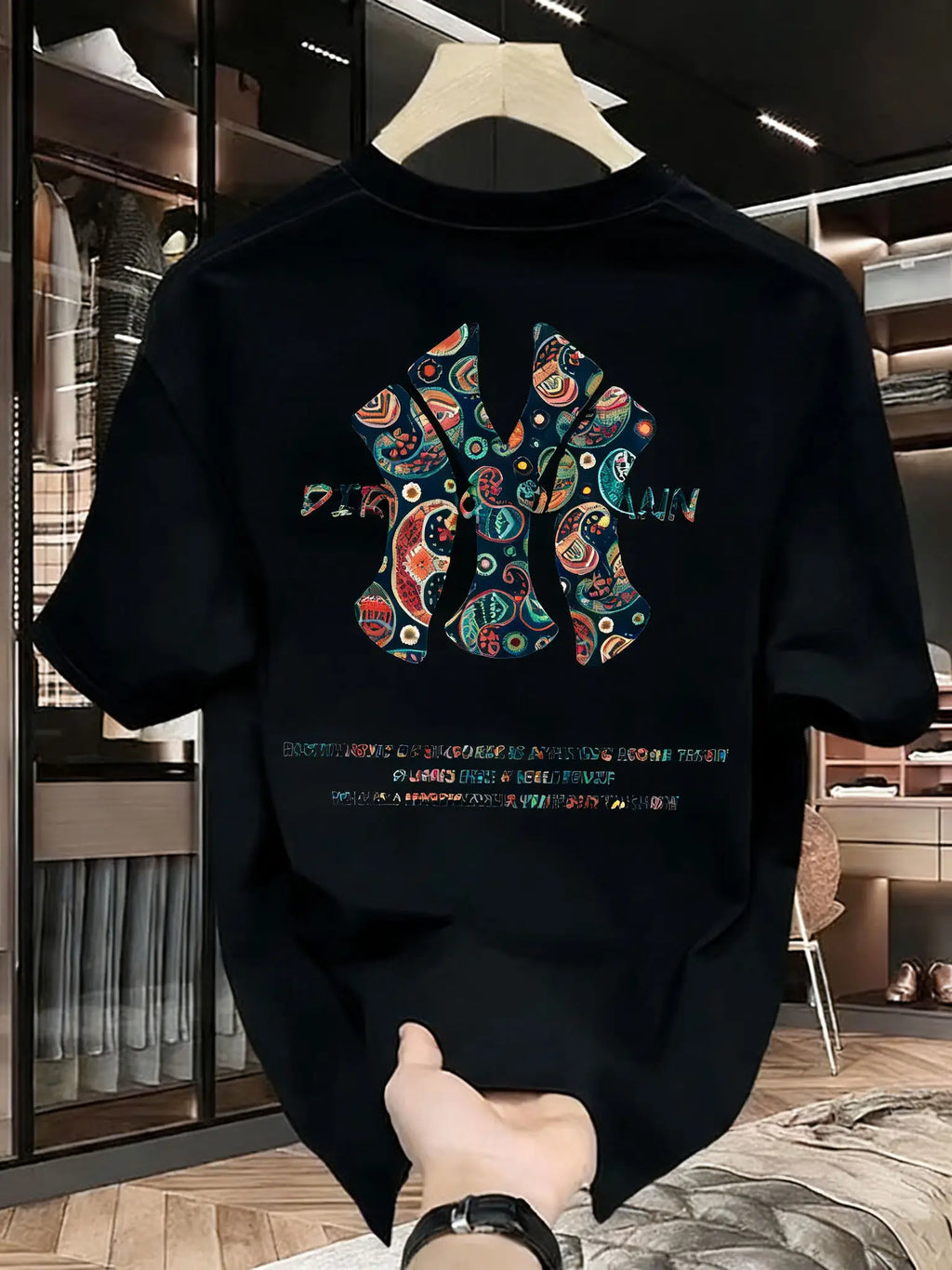 Camiseta estampada de verano para hombre: