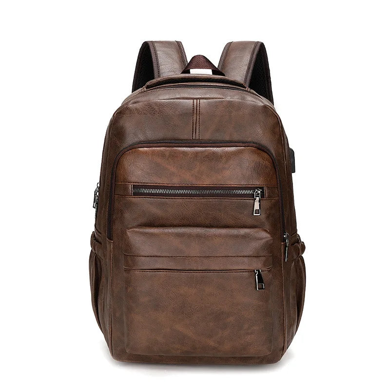 Mochila de alta calidad para hombre con puerto de carga USB.