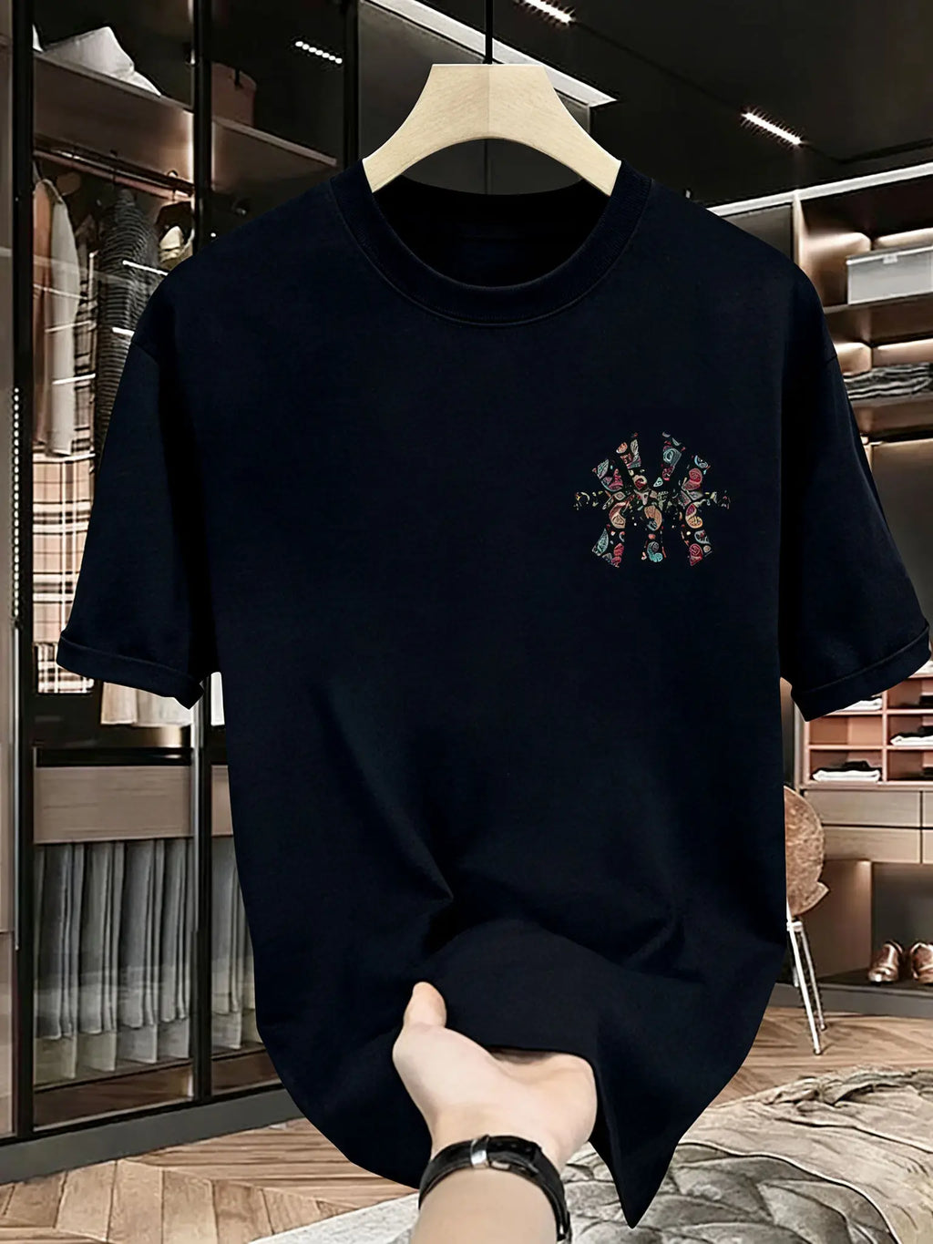 Camiseta estampada de verano para hombre: