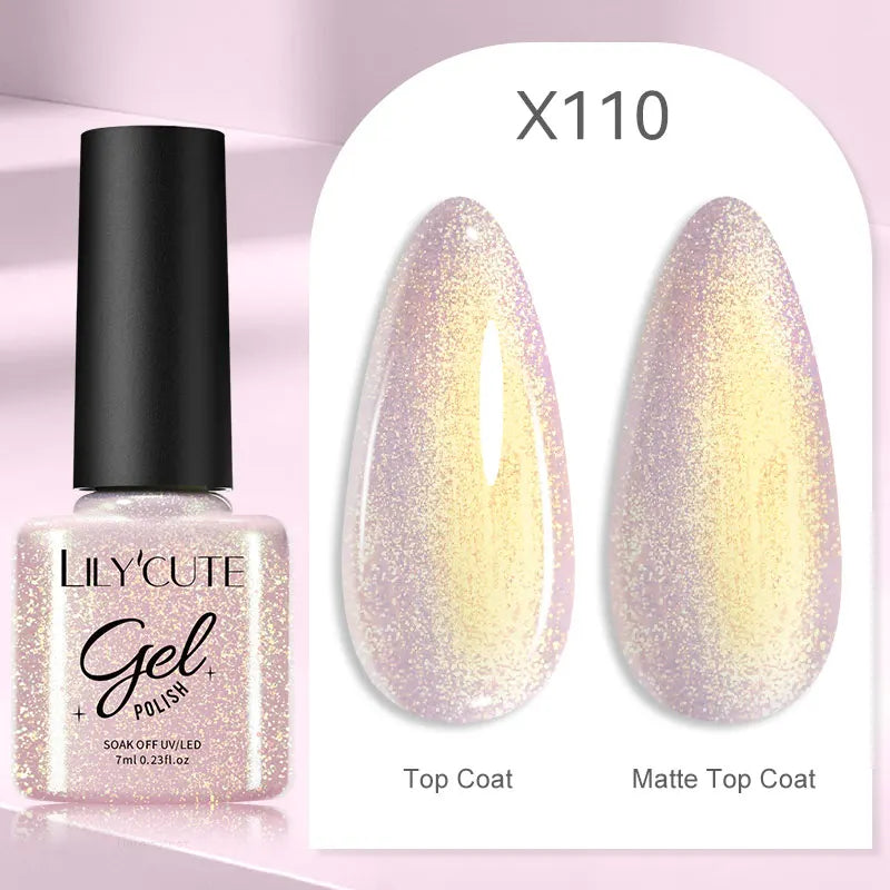 LILYCUTE Esmalte de gel para uñas de 7 ml (129 colores)