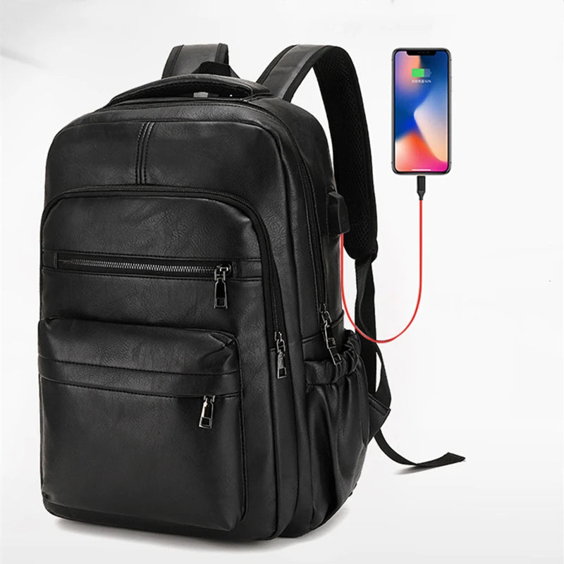 Mochila de alta calidad para hombre con puerto de carga USB.