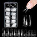 100/320/600 unidades de tips para uñas forma almendra corta de gel suave (soft gel);