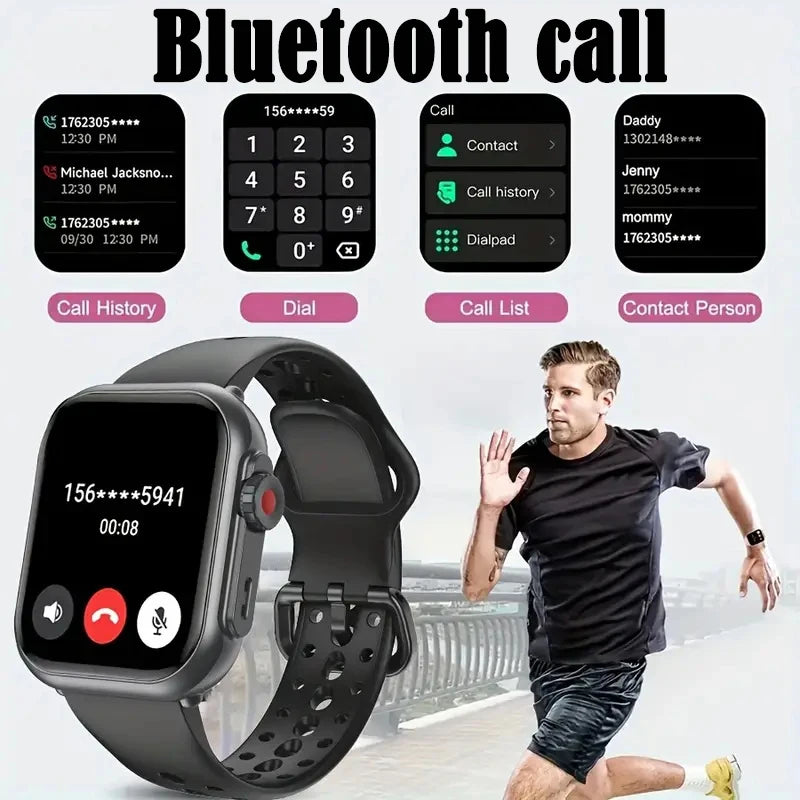 Nuevo smartwatch Xiaomi 2025 para hombre y mujer: pantalla táctil completa AMOLED HD de 1,85 pulgadas, resistencia al agua IP68 y llamadas por Bluetooth.