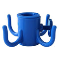 Gancho colgante para sombrilla de playa, gancho de plástico de 4 brazos para colgar toallas, sombreros, ropa, cámaras, gafas de sol y bolsos.