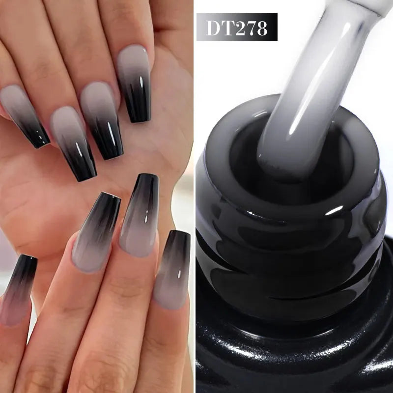 MEET ACROSS – Esmalte de uñas en gel térmico (cambia de color según la temperatura)