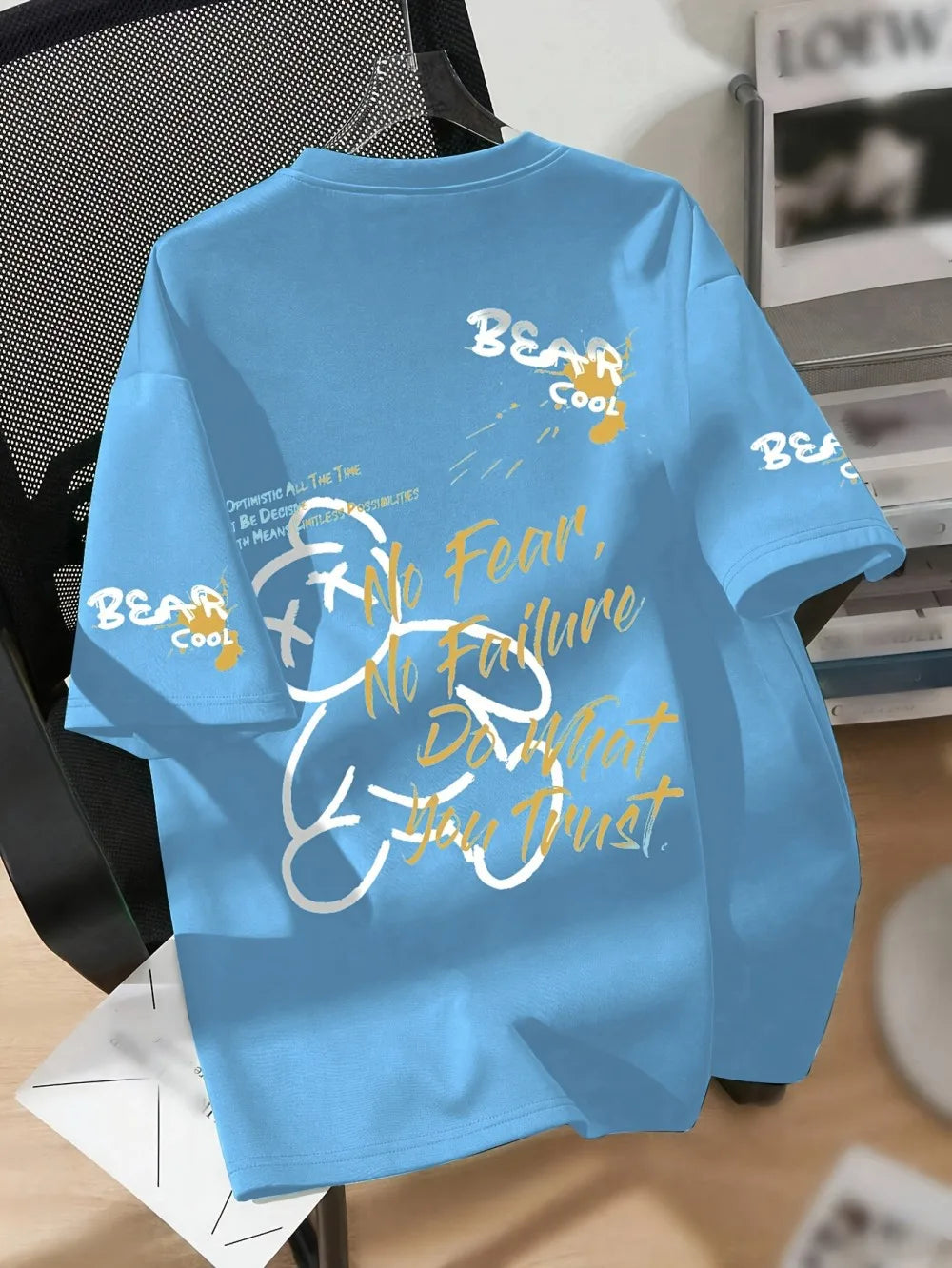 Camiseta de verano para hombre, transpirable y de cuello redondo