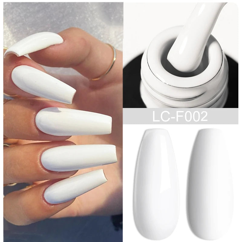 LILYCUTE Esmalte de gel para uñas de 7 ml (129 colores)