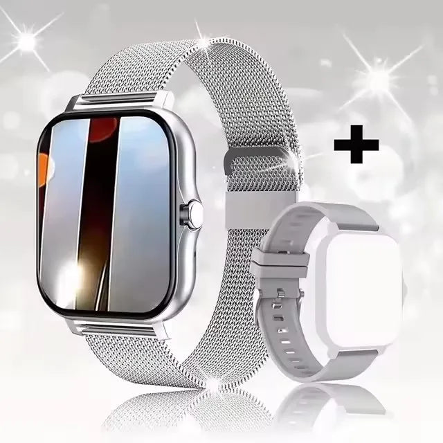 Smartwatch Deportivo con llamadas Bluetooth, Monitor de Salud y Notificaciones.